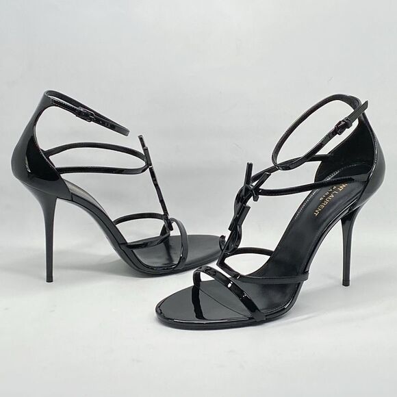 Saint Laurent Cassandra Leather Sandals size 42 - Picture 12 of 16